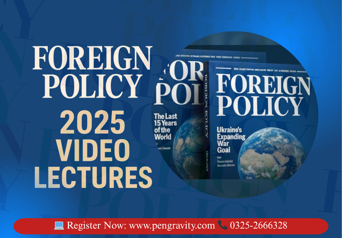 Foreign Policy Magazine : Fall 2025 Video Lectures